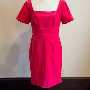 NWOT Hot Pink Velvet J Crew Dress